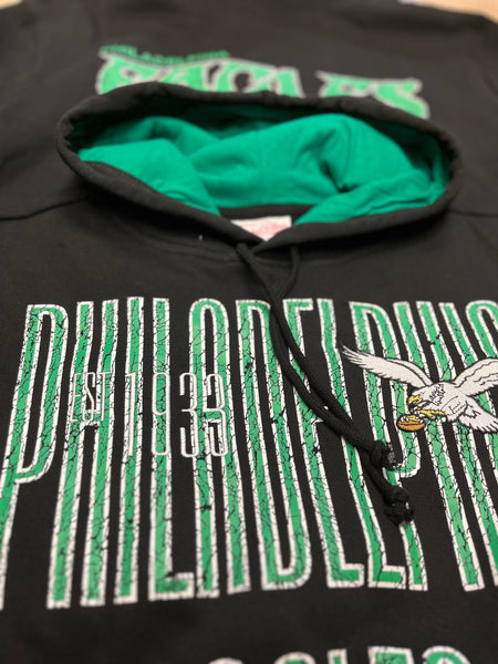 Mitchell & Ness Eagles OG The Drip Throwback Hoodie L