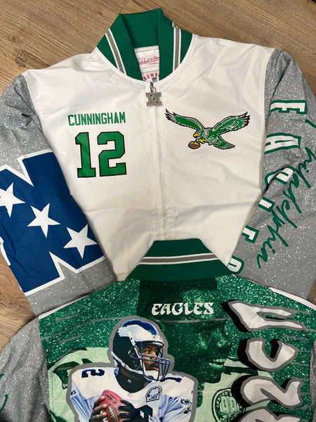 Mitchell & Ness Randall Cunningham Philadelphia Eagles Throwback Jersey -  Green