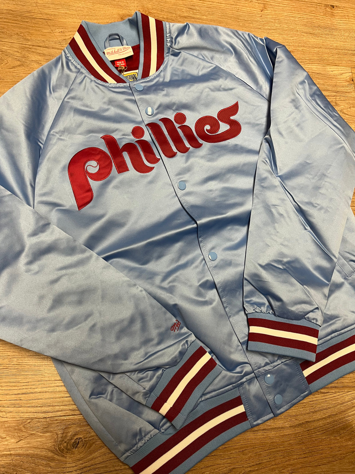 Phillies satin jacket best sale