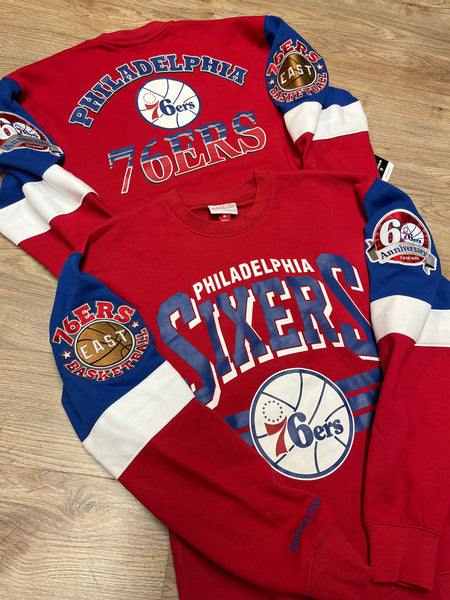 Philadelphia 76ers Mitchell & Ness Hoodies, Sweatshirts, 76ers