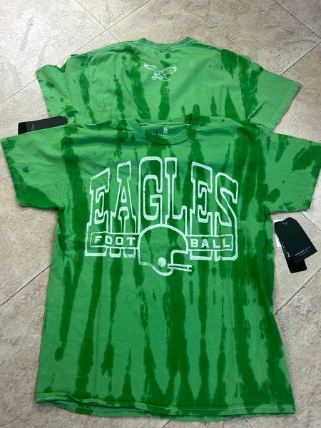 Chemistry Eagle Shirt Mens Medium Brown Green Camo Tie Dye Short Sleeve Tee