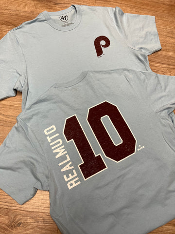 JT Realmuto Throwback Name and Number Tee
