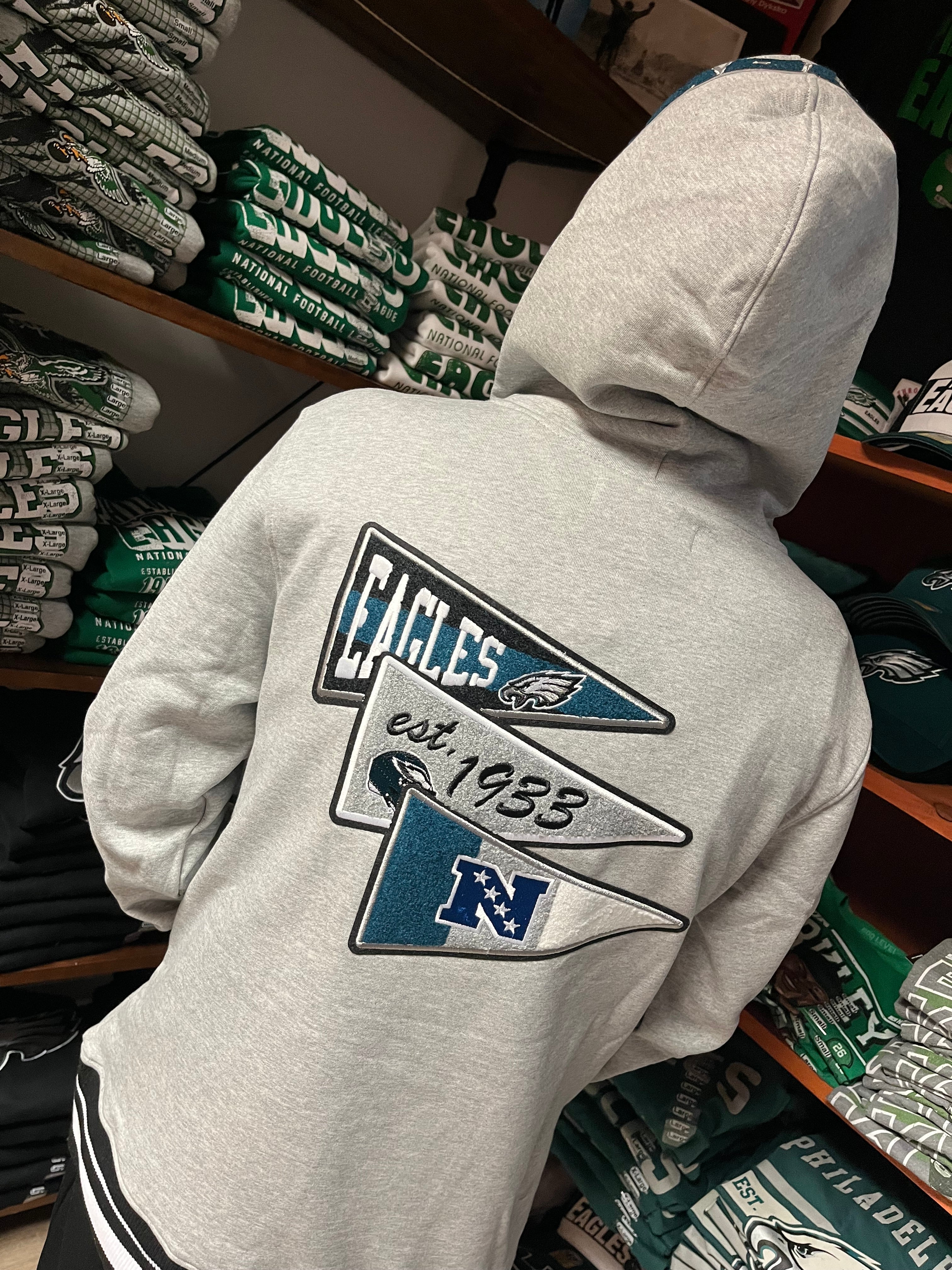 Eagles Embroidered Pro Standard Hoodie