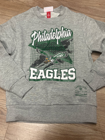 Eagles retro fleece kids crew