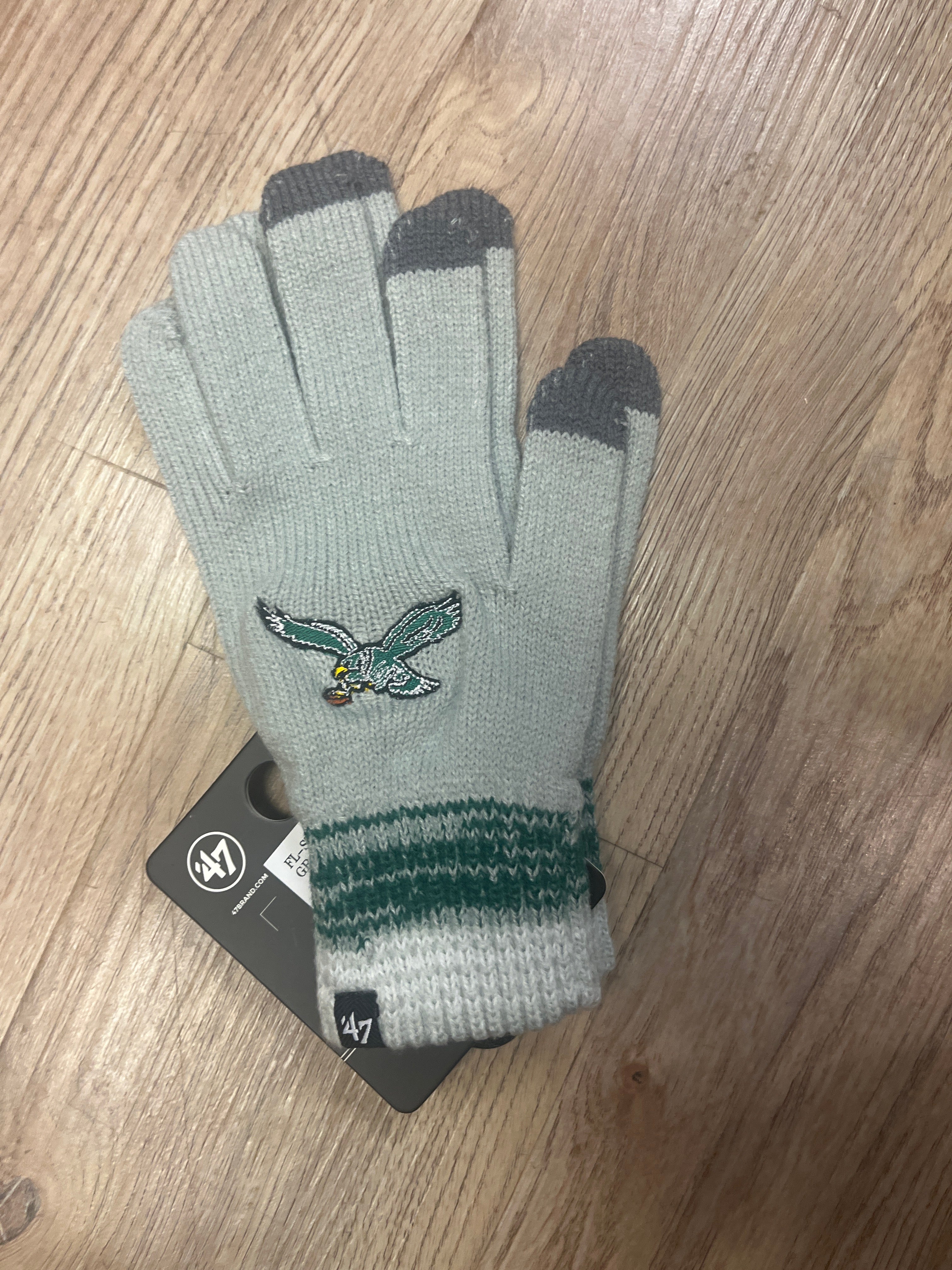 Philadelphia Eagles Historic Gray Static Glove