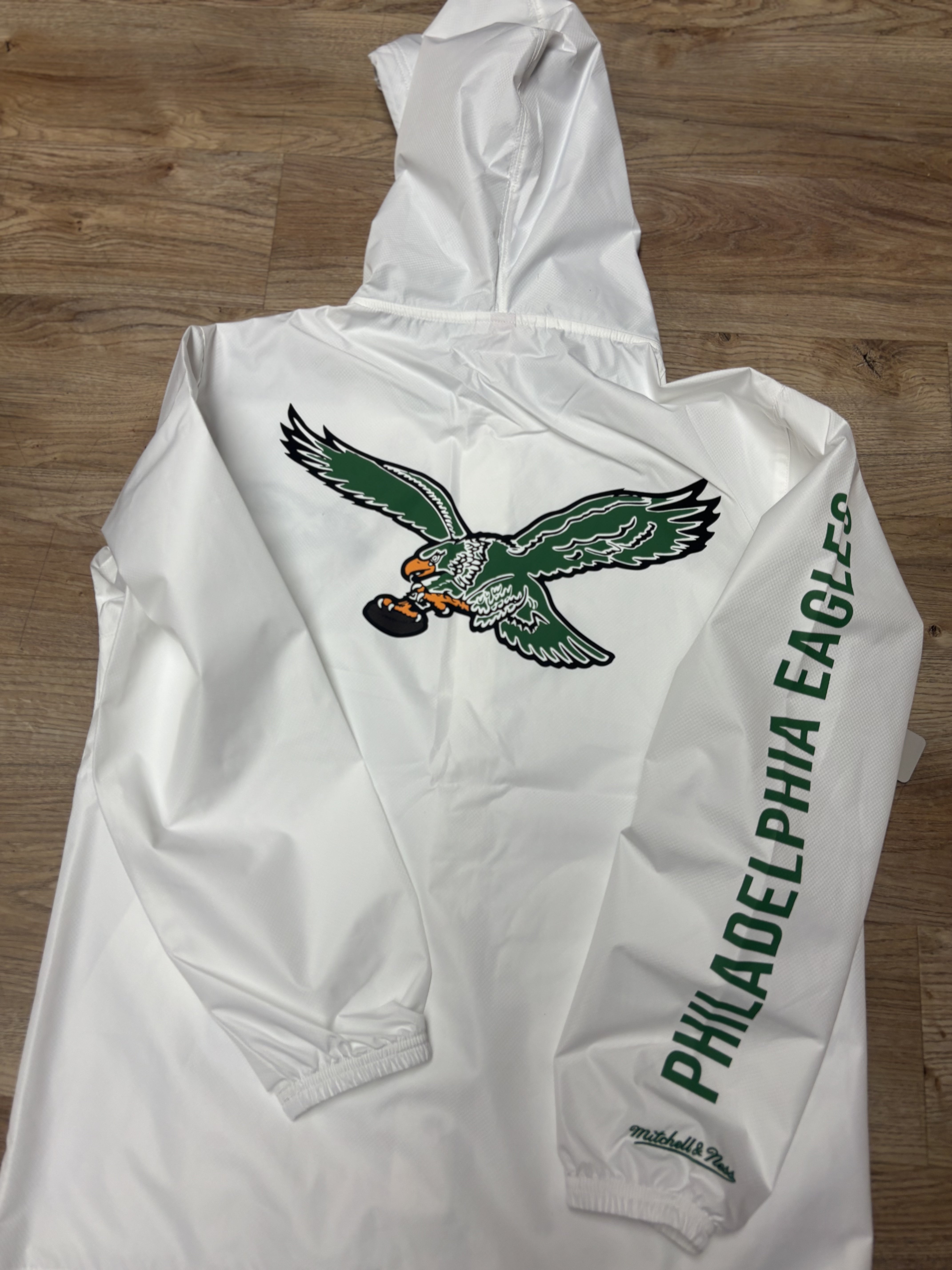 Eagles Throwback Hooded Coaches Jacket Into