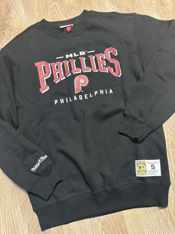 Phillies Appliqué Wordmark Crew Sweatshirt