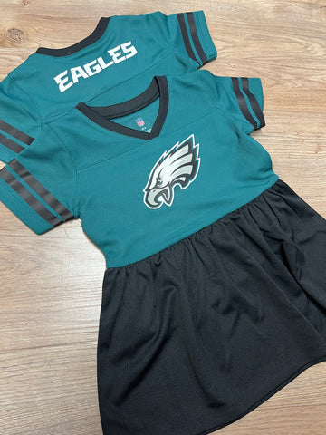 Toddle Girls Eagles Stadium Lights Jersey Dress