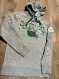 Philadelphia Eagles Throwback Label Maker Pullover Henley Hoodie