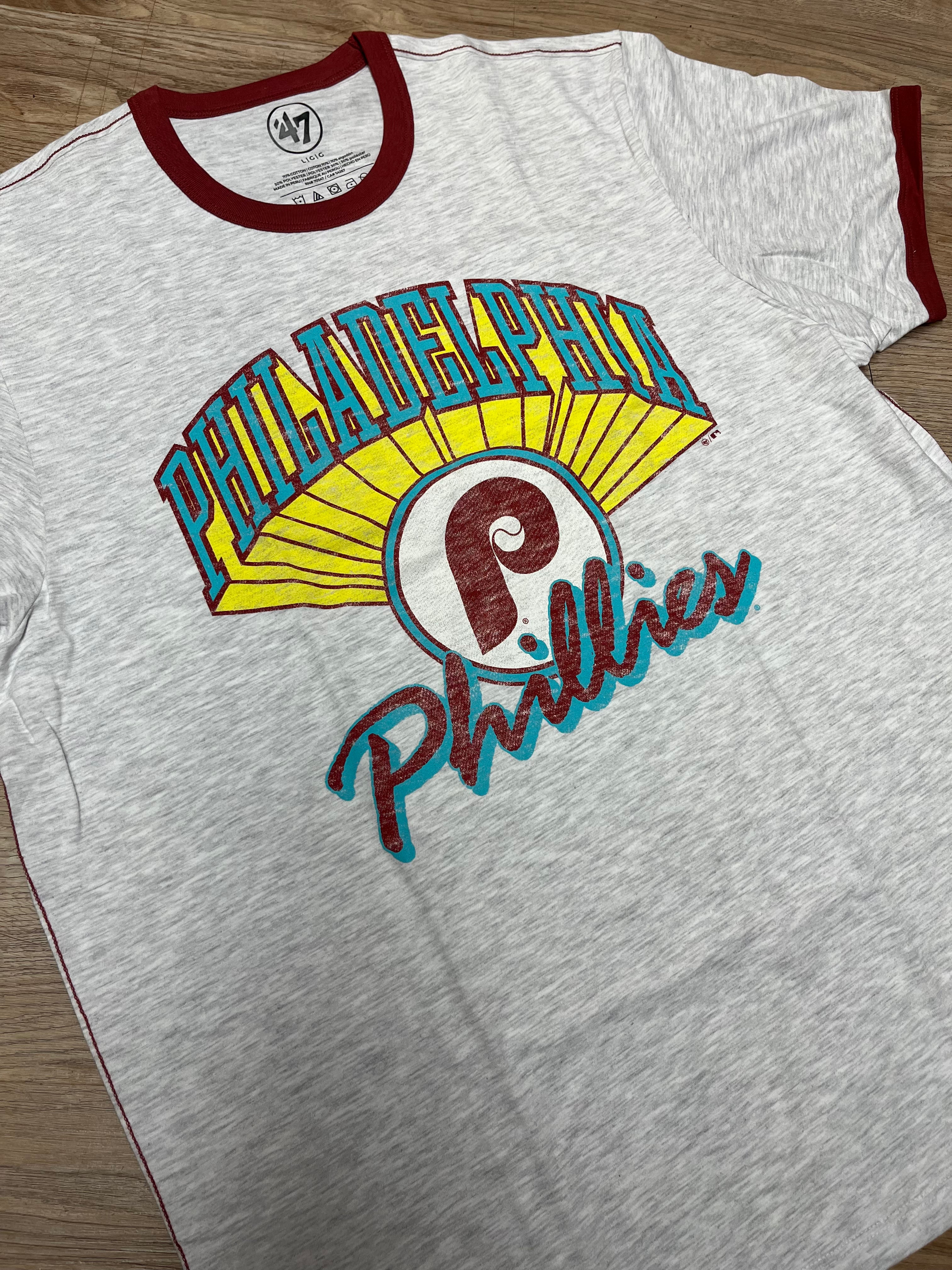 Philadelphia Phillies Cooperstown Relay Wax Pack Dalton Ringer Tee