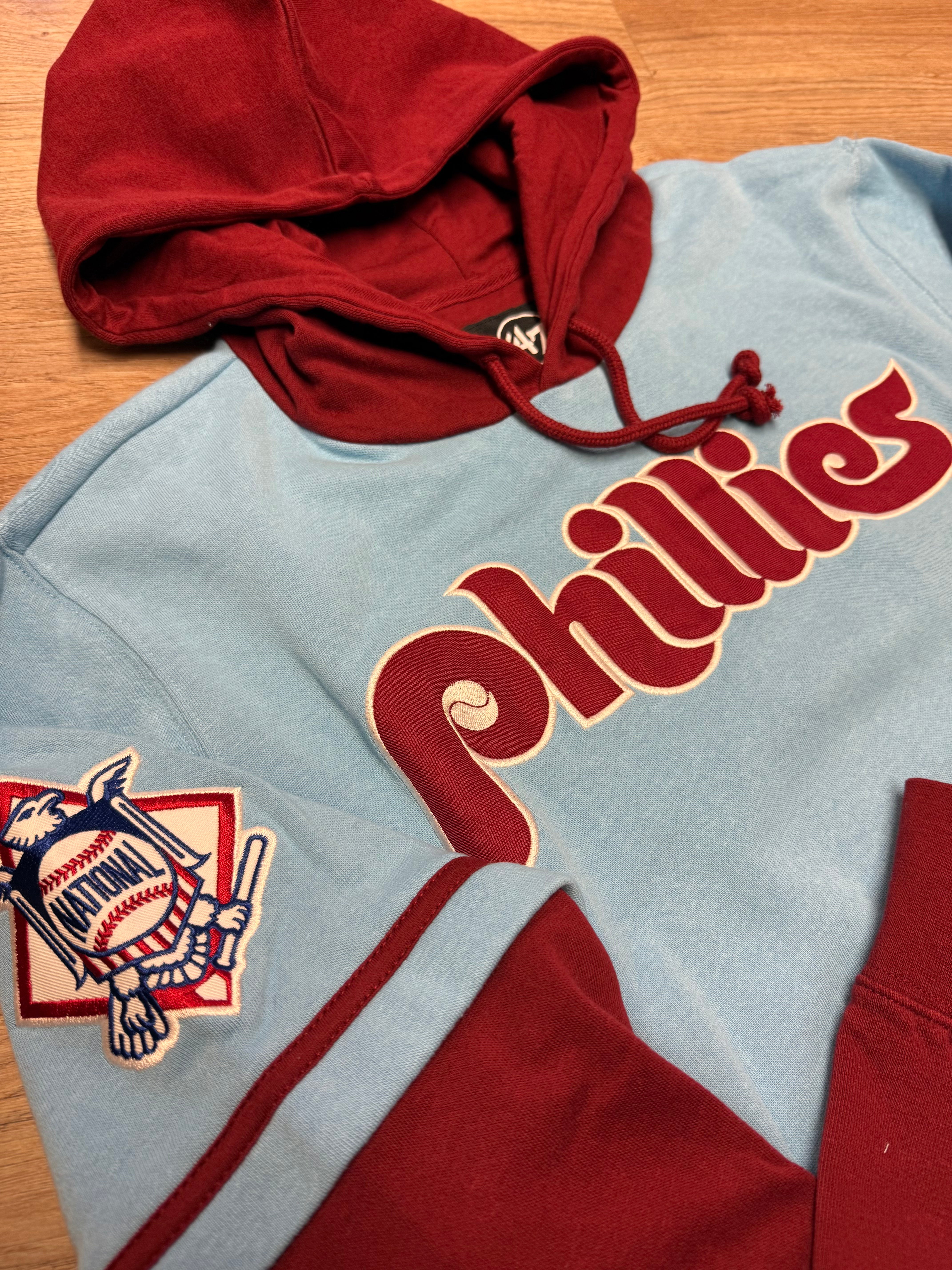 Philadelphia Phillies Throwback Powder Blue Shortstop Hoodie