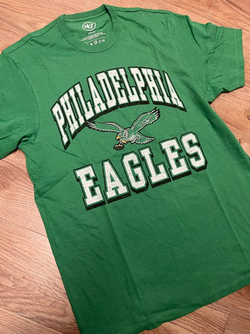 Eagles Historic Orchard Green Play Action Franklin Tee