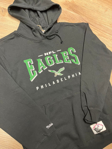 Eagles Appliqué Wordmark Hooded Sweatshirt