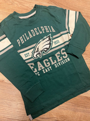 Little Kids Eagles All of the Lights Long Sleeve Tee