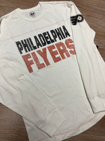 Philadelphia Flyers Sandstone Double Header Stack Brigh Long Sleeve