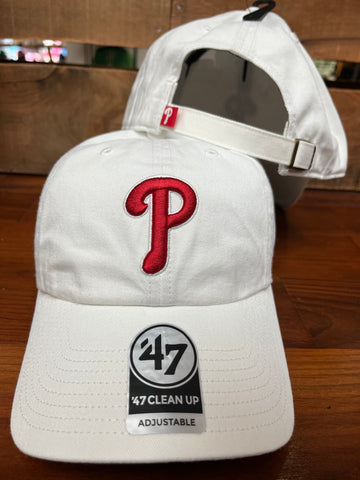 Phillies White Cleanup Hat