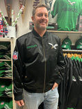 Philadelphia Eagles Team Leader Satin Bomber Vintage Jacket