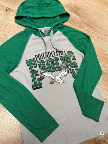 Philadelphia Eagles Throwback Under Center Lightweight Thermal Hoodie