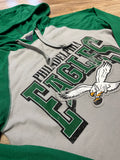 Philadelphia Eagles Throwback Under Center Lightweight Thermal Hoodie