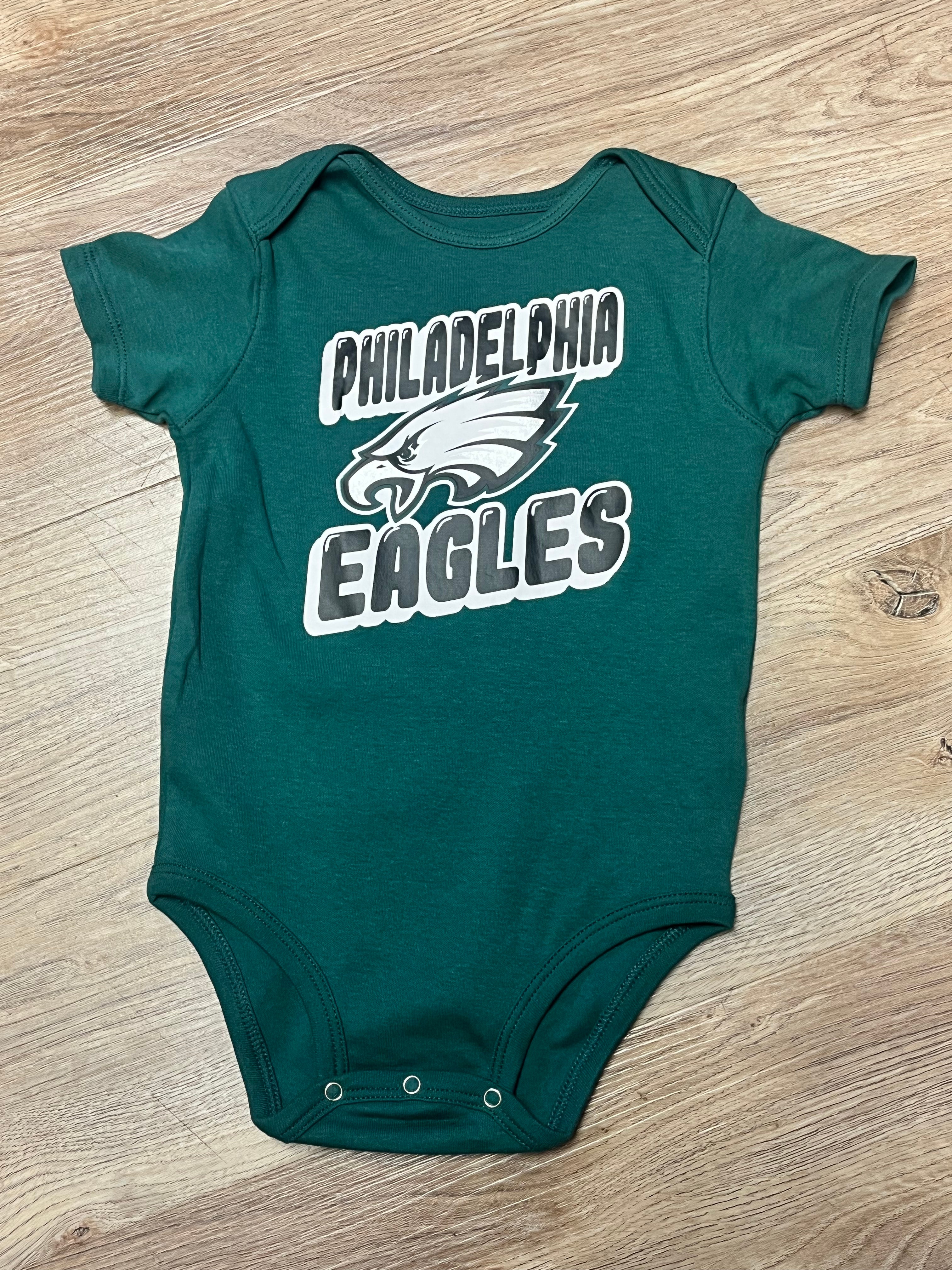 Philadelphia Eagles green onesie