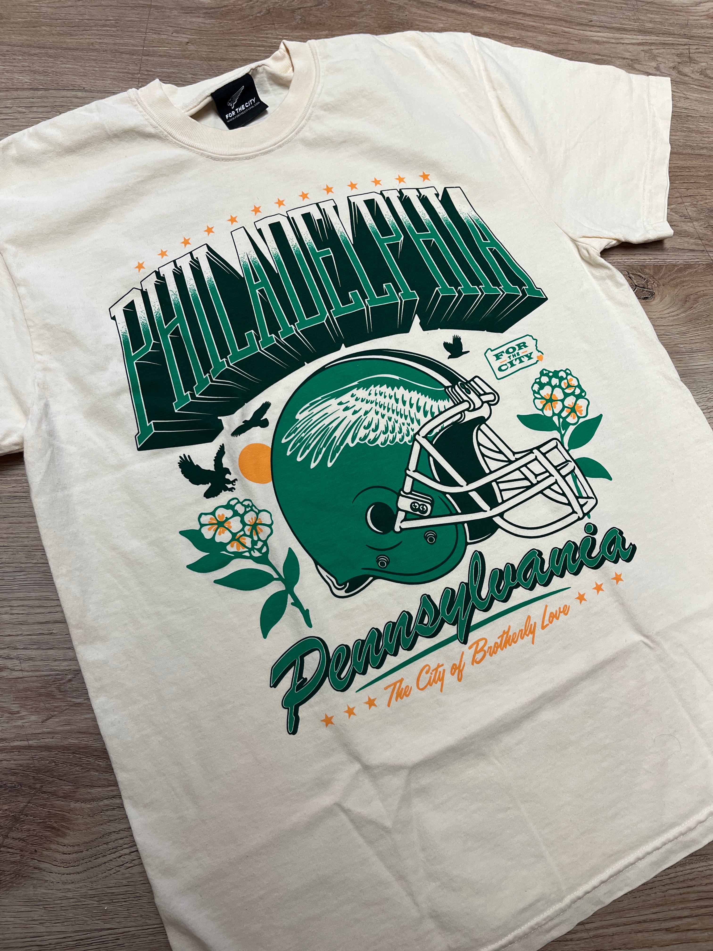 Philadelphia For The City Football Tee