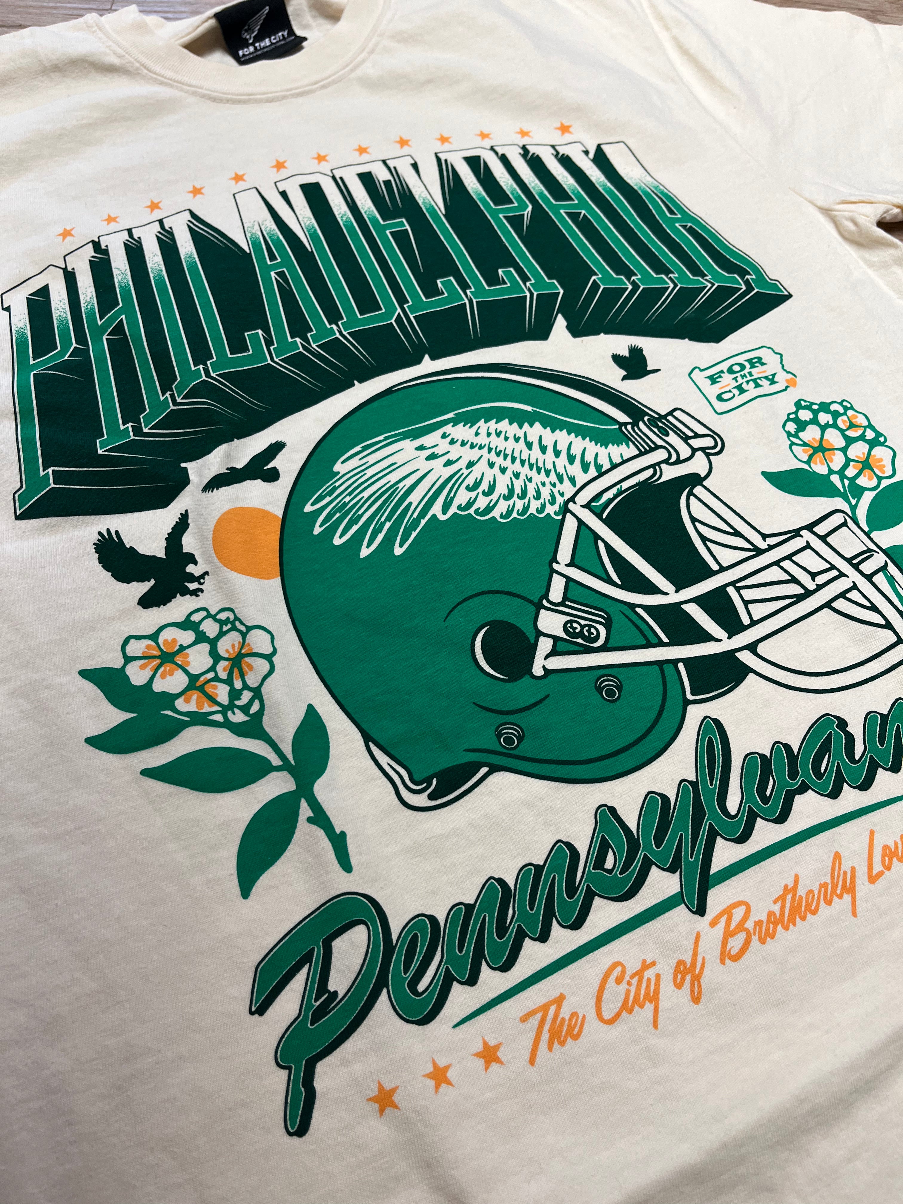 Philadelphia For The City Football Tee