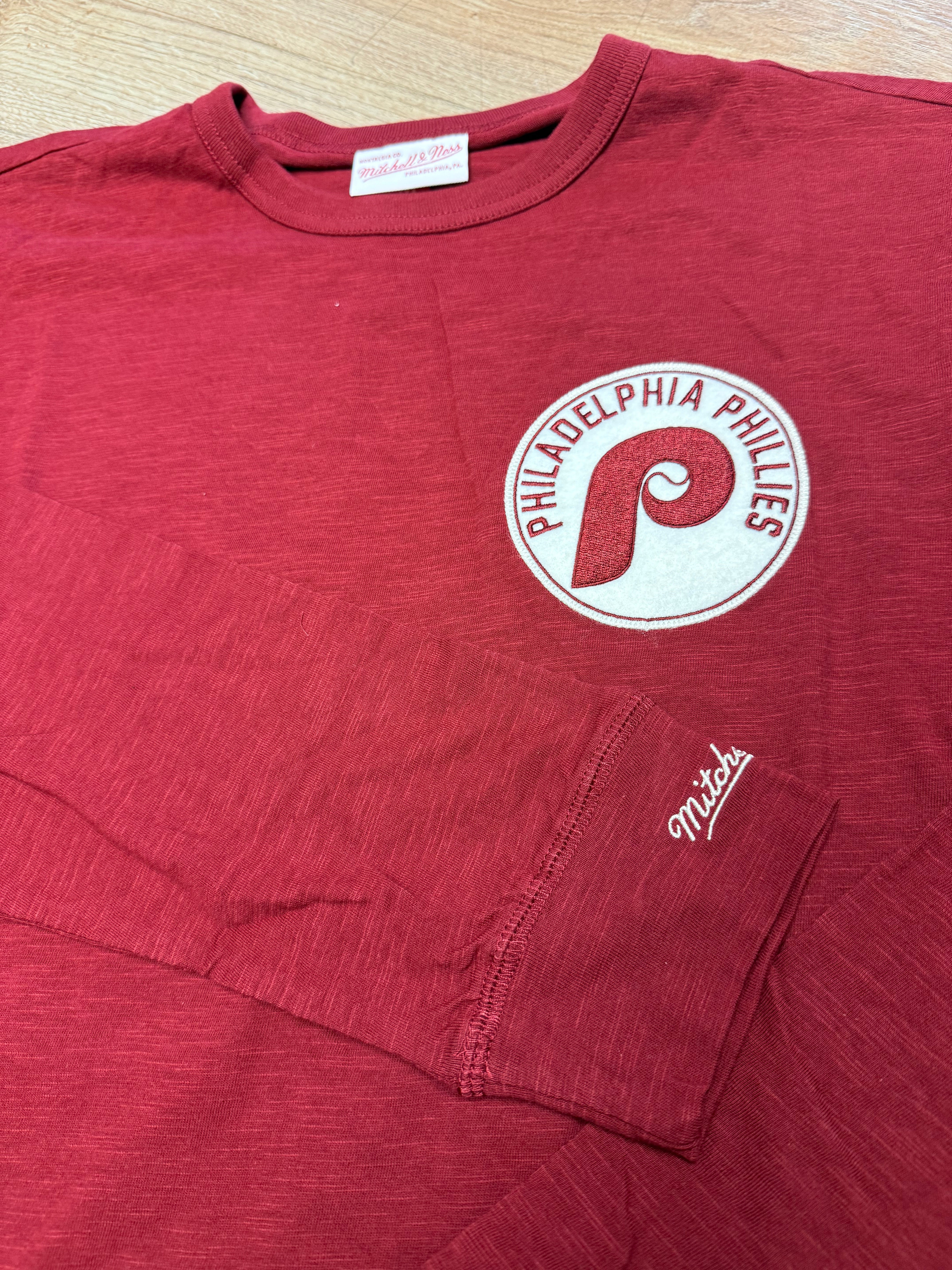 Philadelphia Phillies Throwback Legendary Slub Long Sleeve Tee