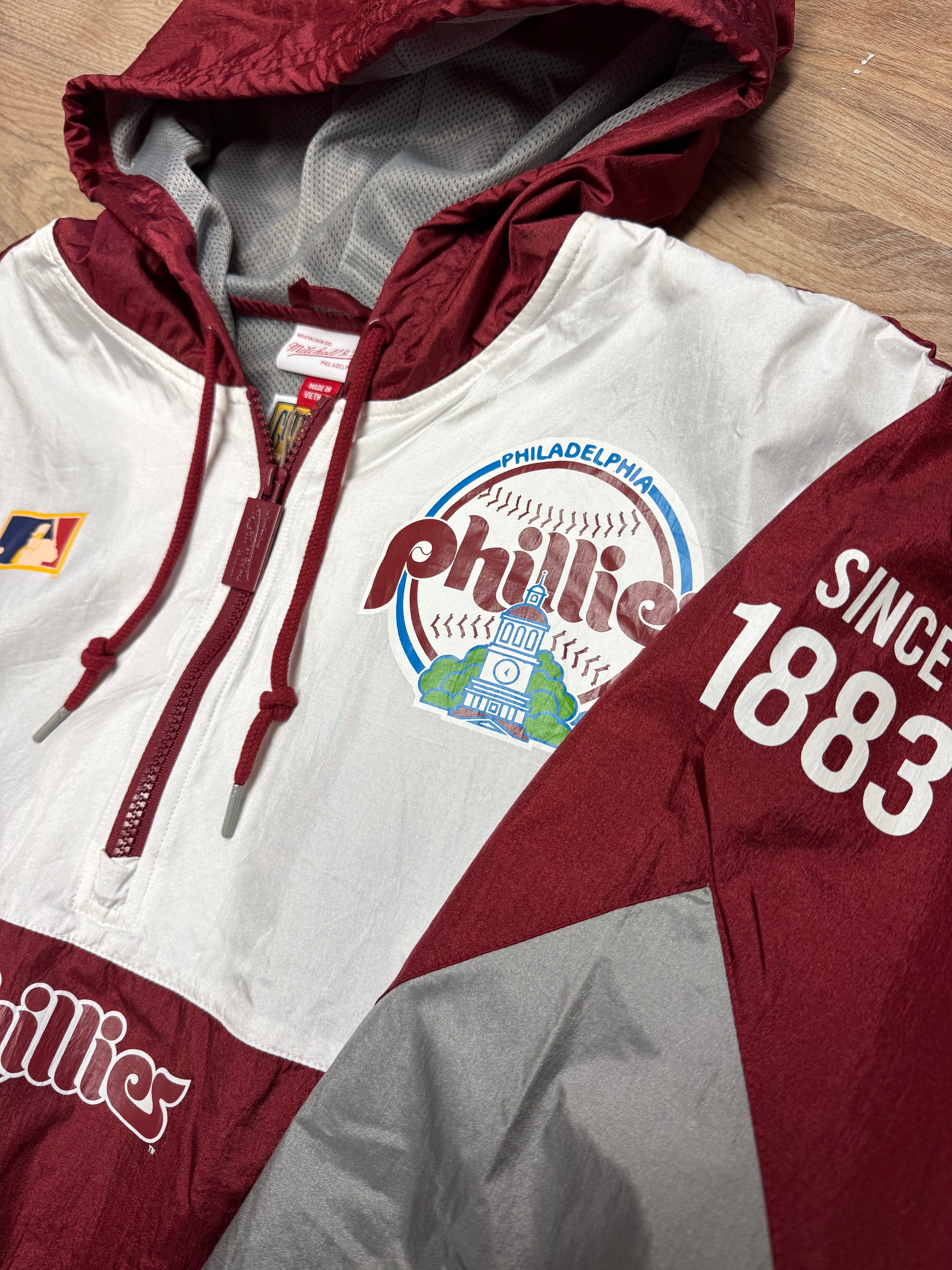 Philadelphia Phillies Vintage Origins Anorak Windbreaker