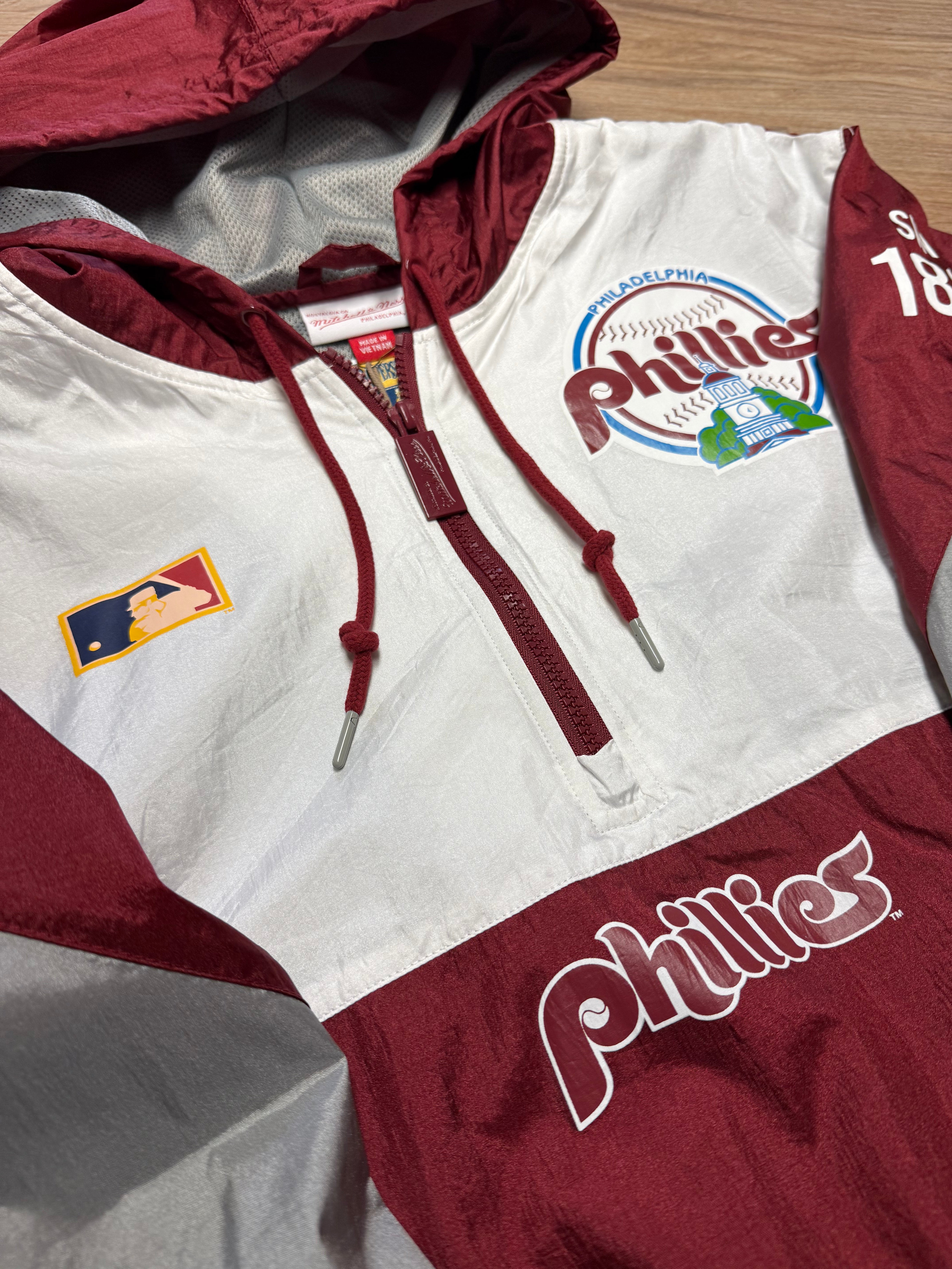 Philadelphia Phillies Vintage Origins Anorak Windbreaker