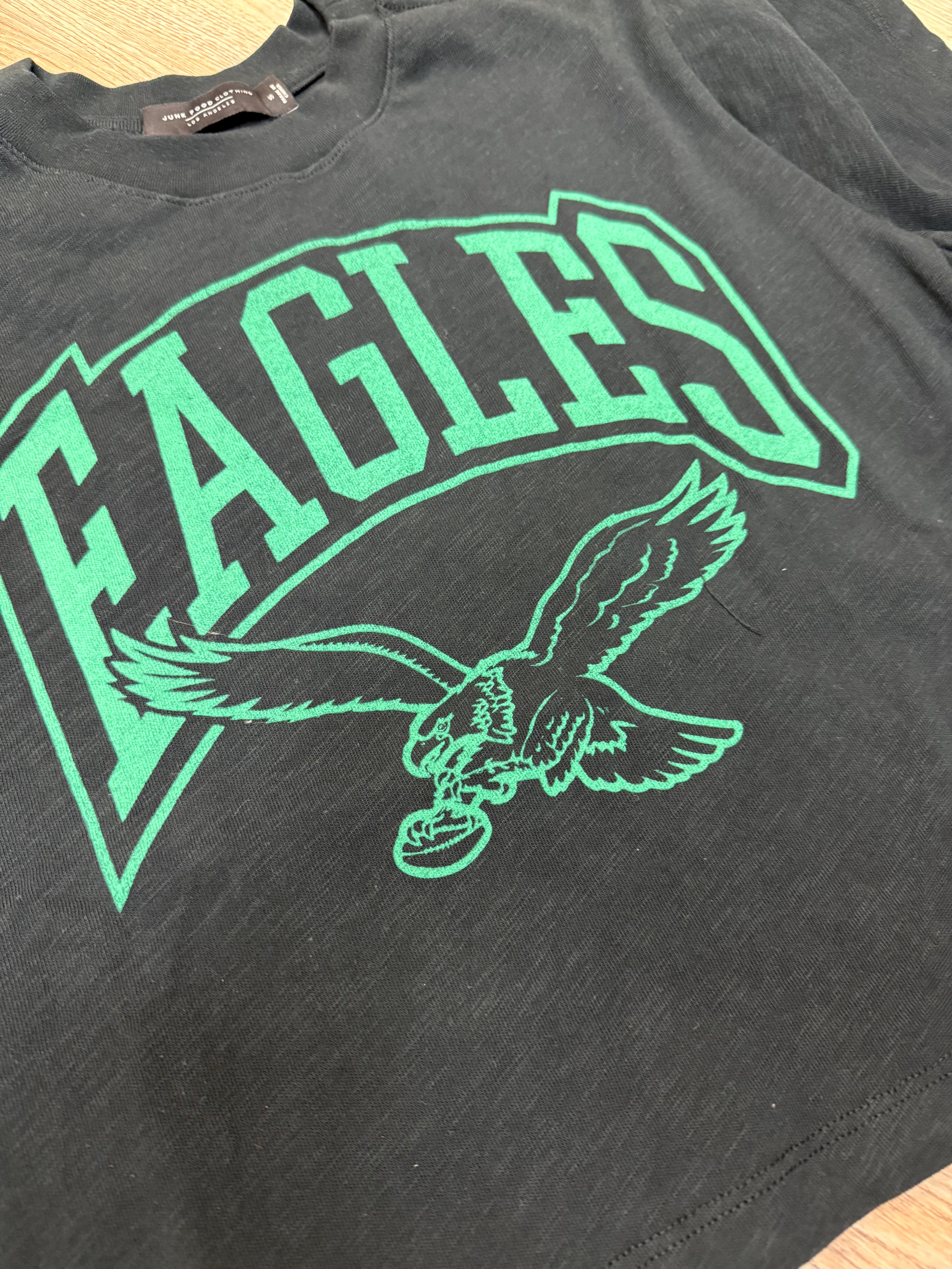 Ladies Eagles Blitz Crop Tee