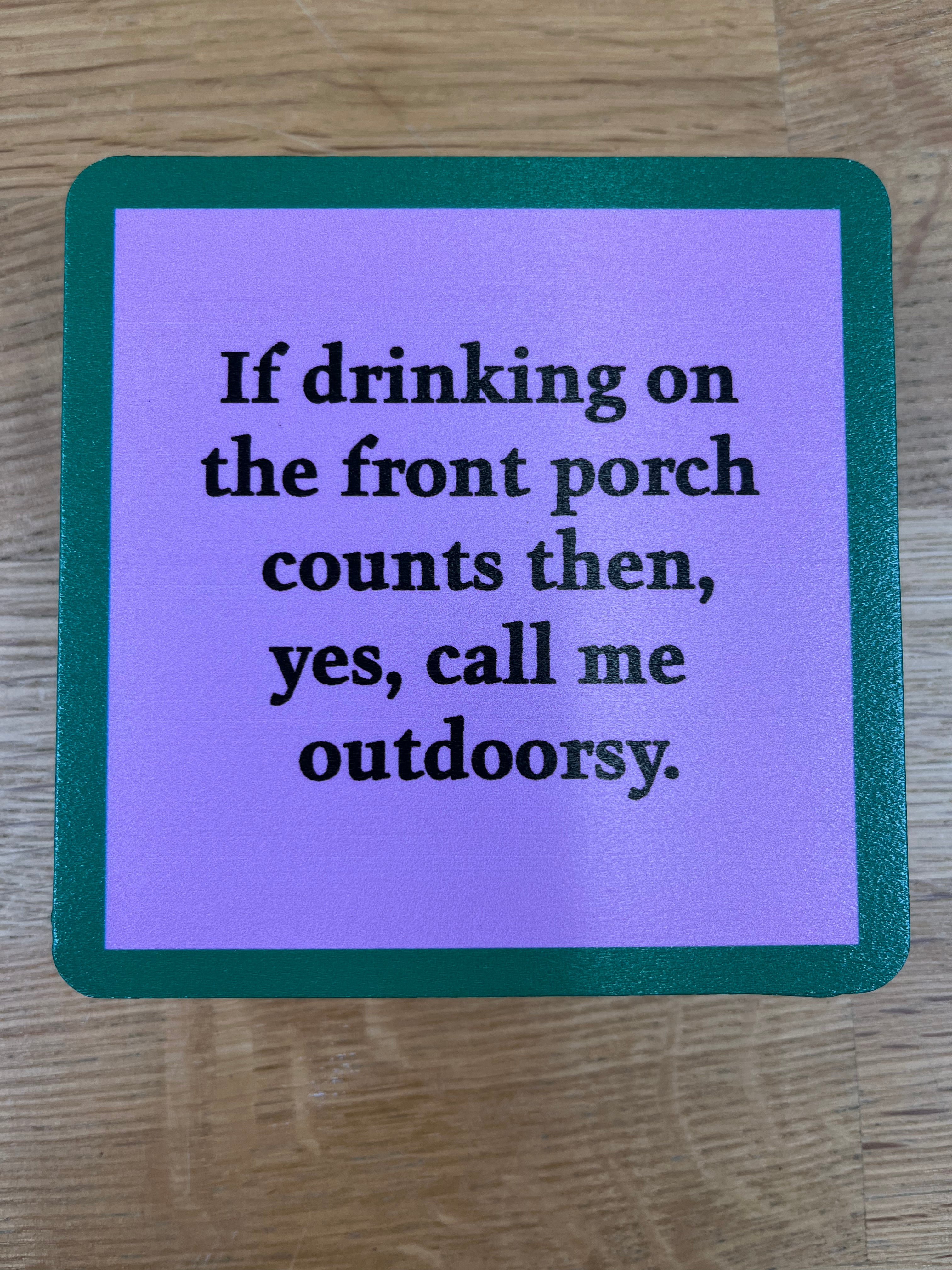 Drinks on Me Coasters