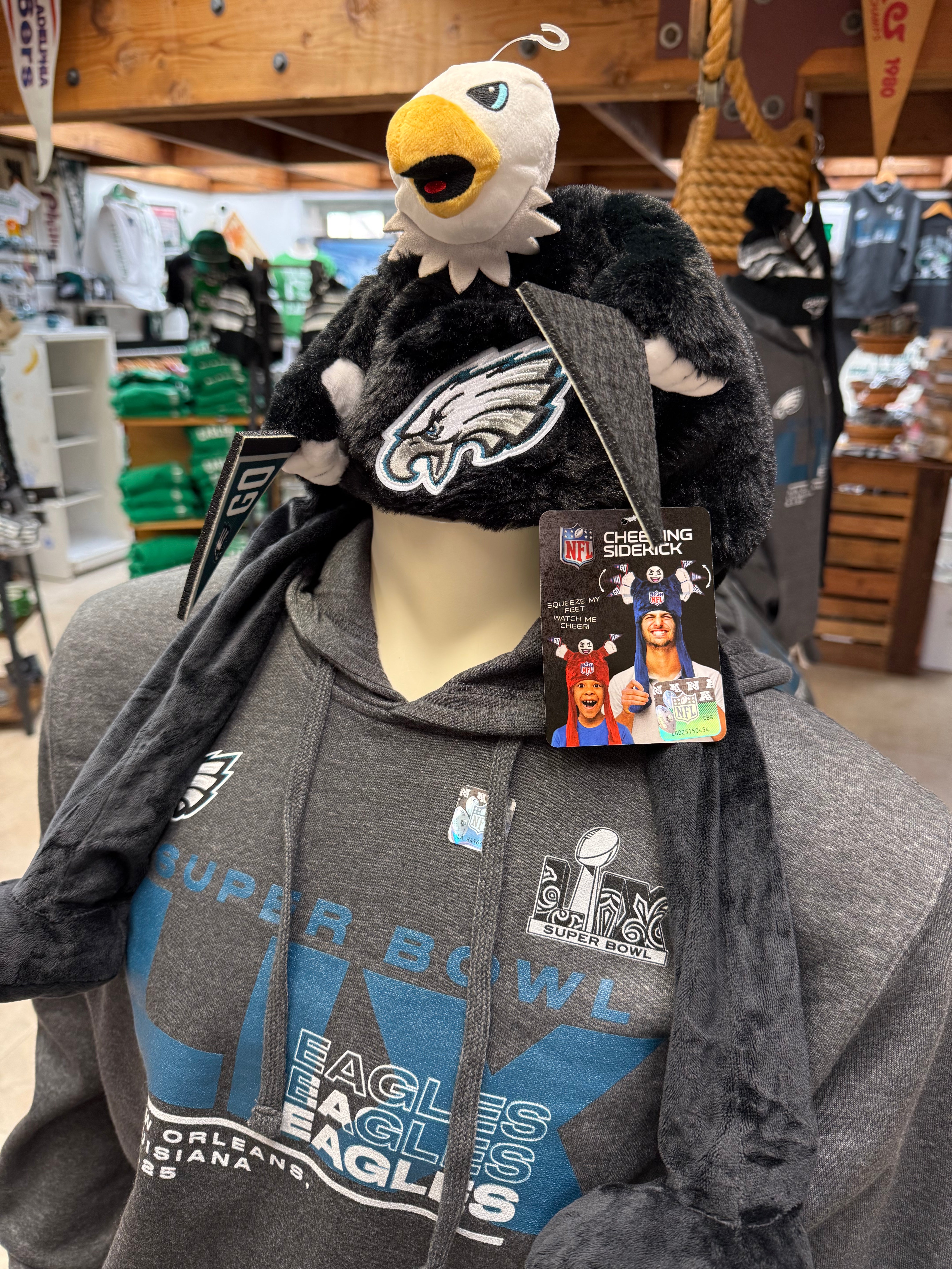 Eagles Swoop Sidekick Mascot Hat