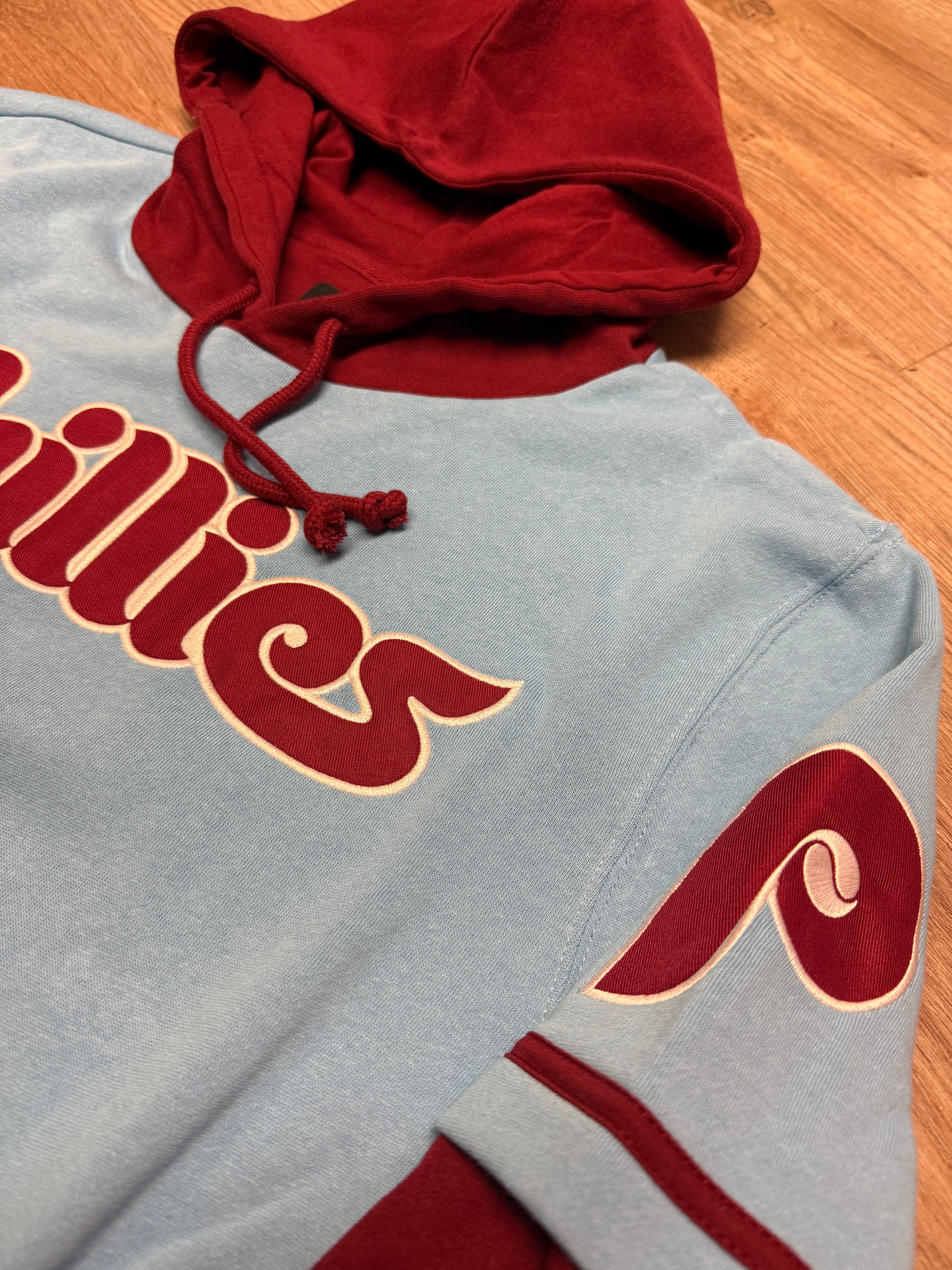 Philadelphia Phillies Throwback Powder Blue Shortstop Hoodie