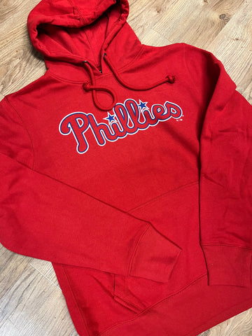 Phillies Red P Logo Headline Hoodie – Monkey's Uncle