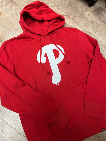 Phillies Red P Logo Headline Hoodie – Monkey's Uncle
