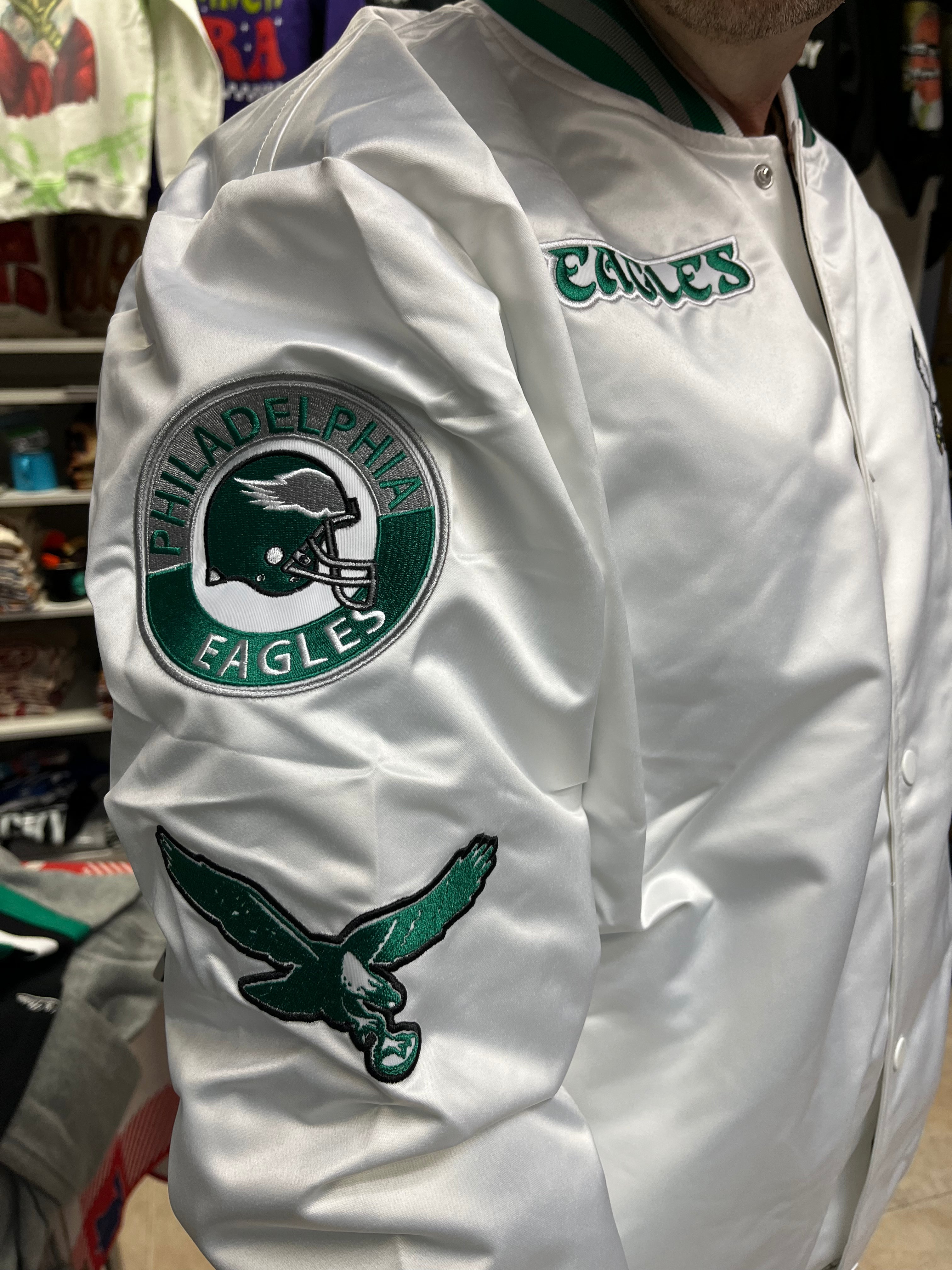 Throwback Eagles City Collection Satin Jacket