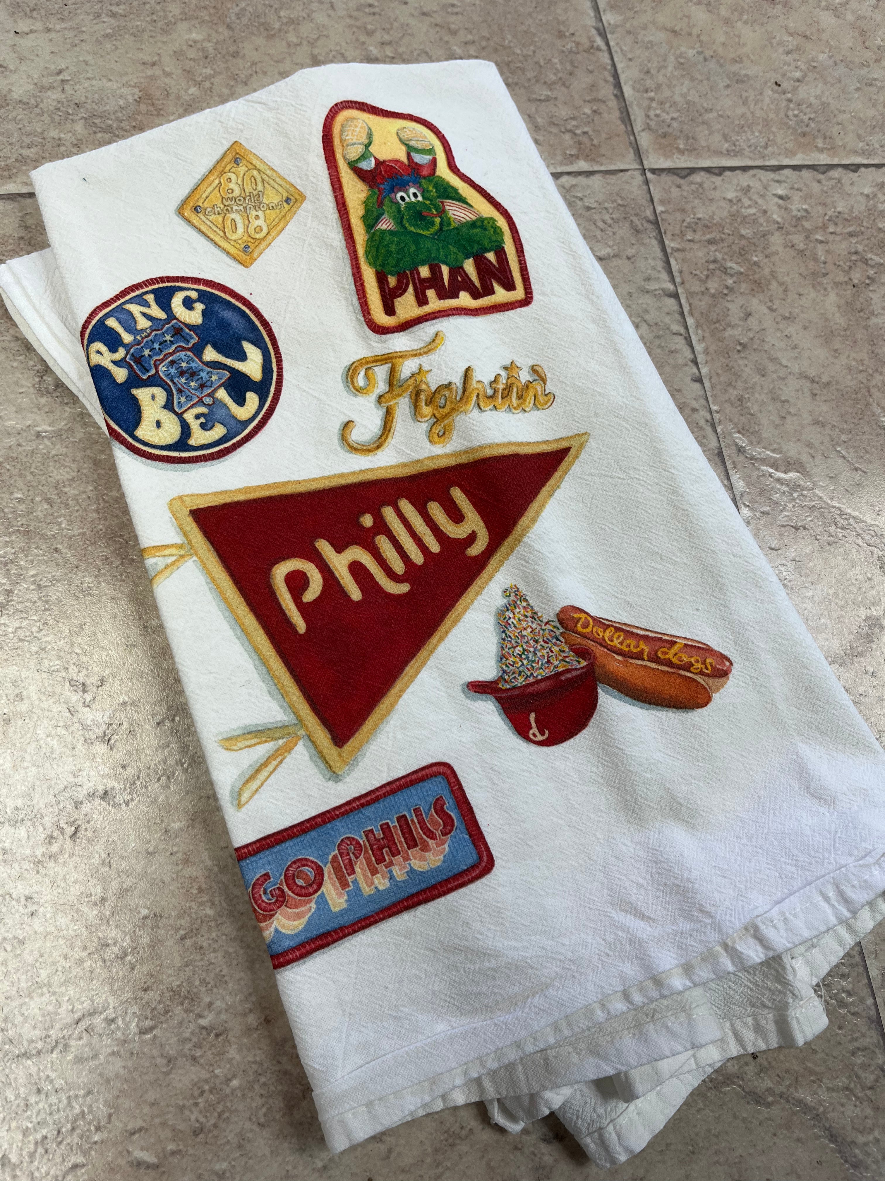 Philadelphia food inspired tea towels