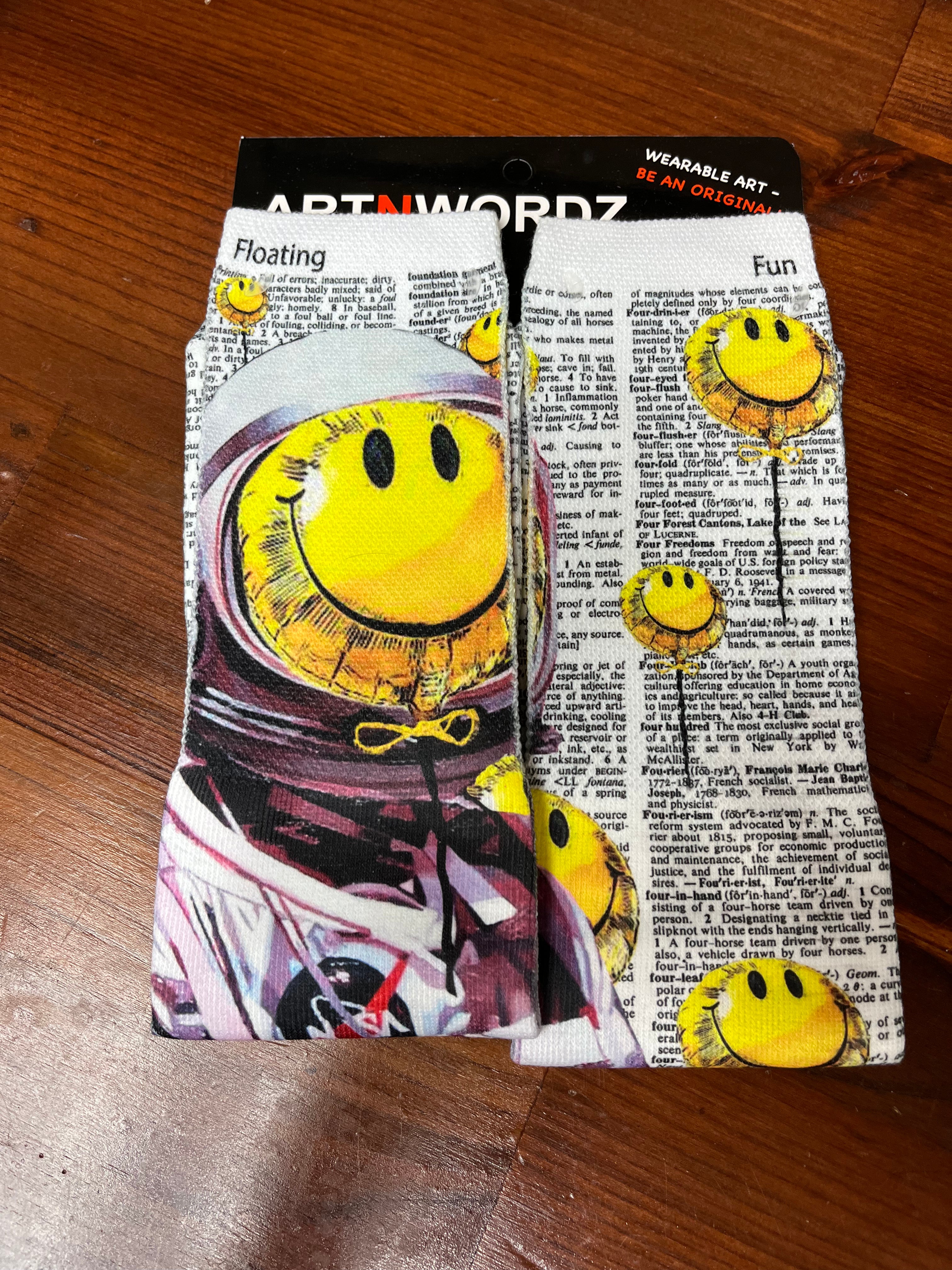 ArtNwordz wearable art socks