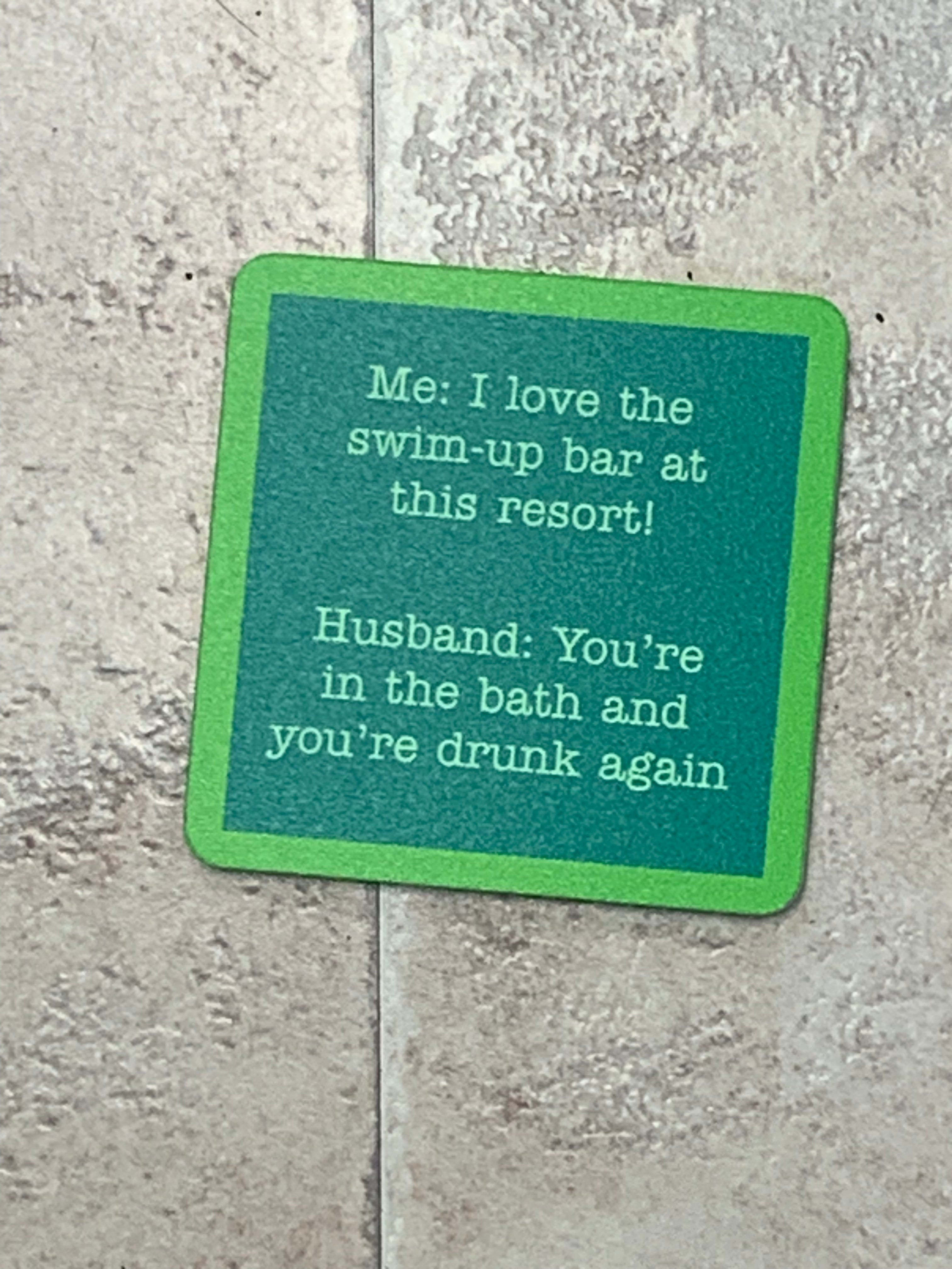 Drinks on Me Coasters