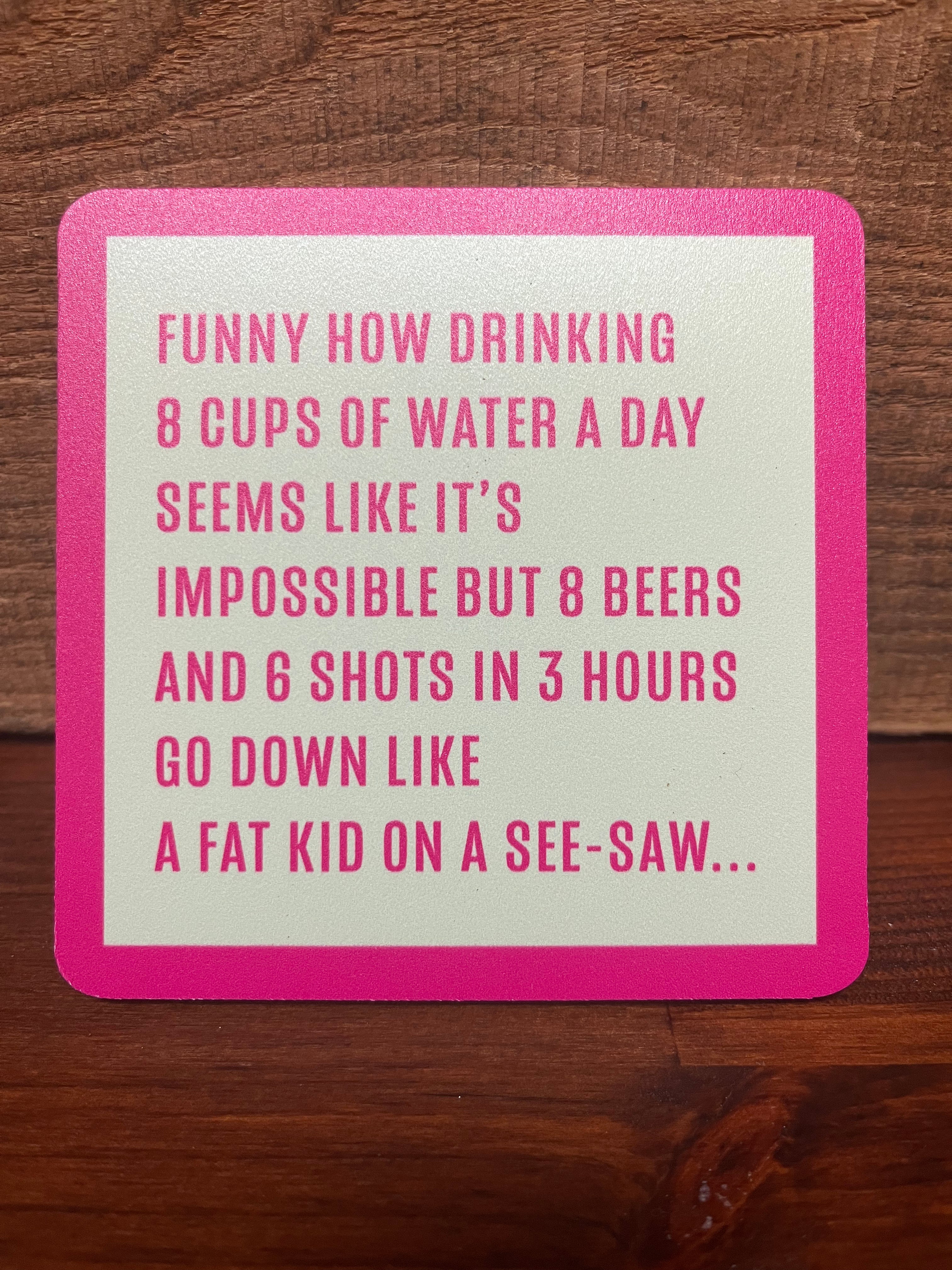 Drinks on Me Coasters